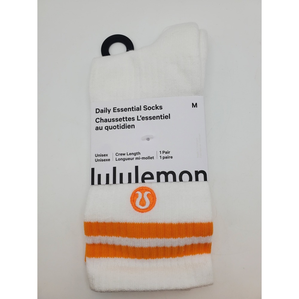NWT Lululemon Daily Essential Crew Socks